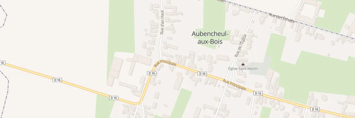 Plan du 11 Rue Principale à Aubencheul-aux-Bois