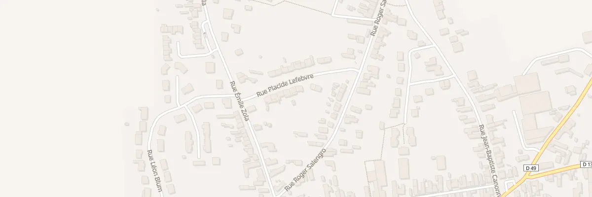 Plan du 7 Rue Placide Lefebvre à Marquette-en-Ostrevant