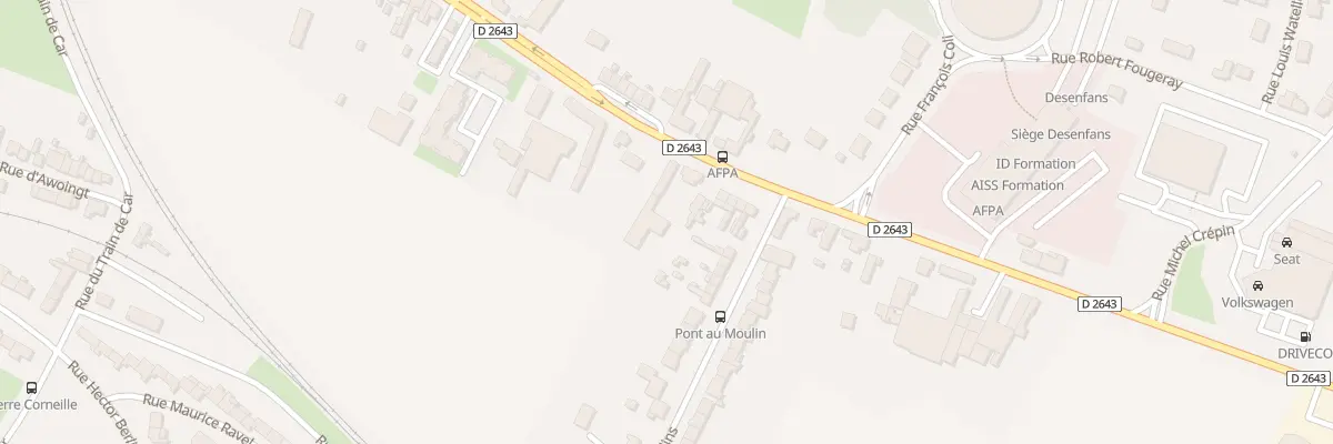 Plan du 1360 Av du Cateau à Cambrai