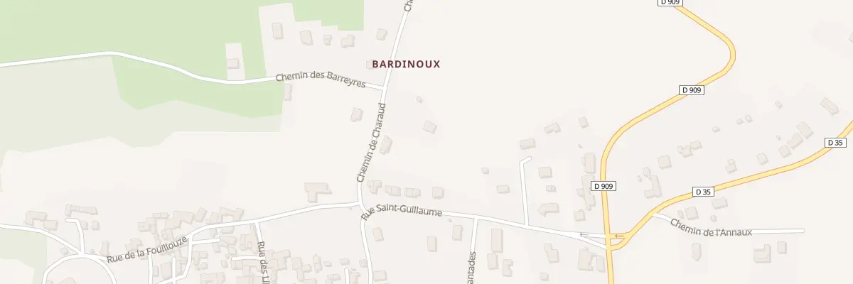 Plan du 2 Che de la Charaud à Moriat