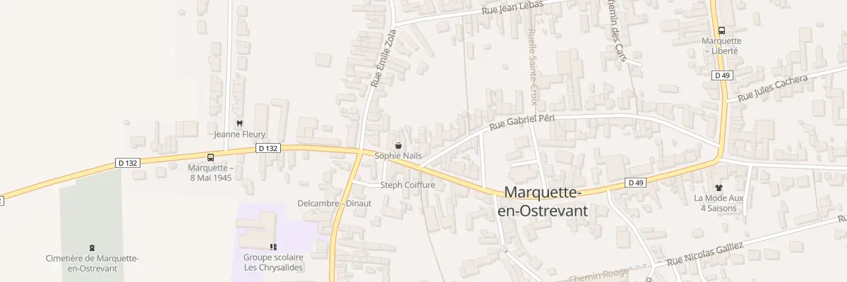 Plan du 45B Rue Gabriel Péri à Marquette-en-Ostrevant