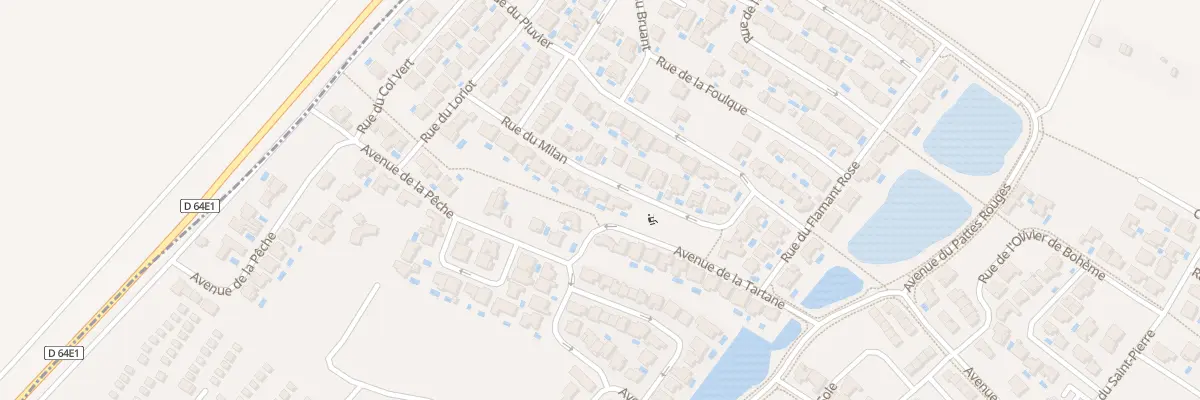 Plan du 11 Rue du Milan à Sérignan