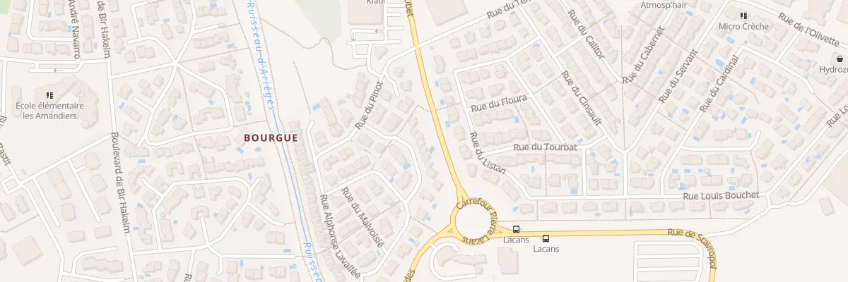 Plan du 9 Rue Alphonse Lavallée à Béziers