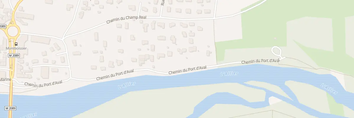 Plan du 35 Che du Port d’aval à Pont-du-Château