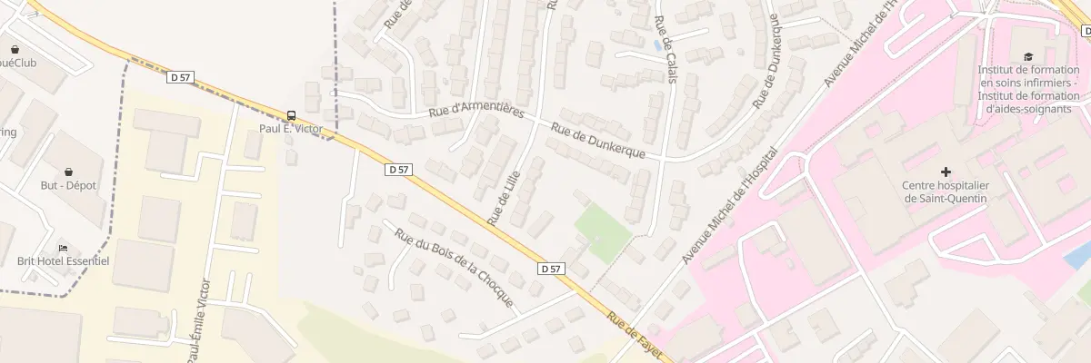 Plan du 65 Rue de Lille à Saint-Quentin