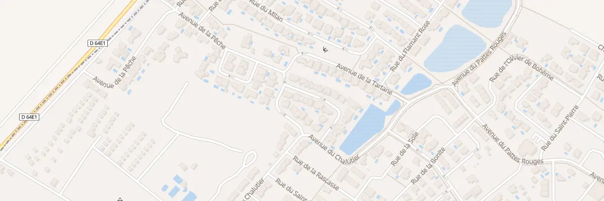 Plan du 6 Rue du Chaland à Sérignan