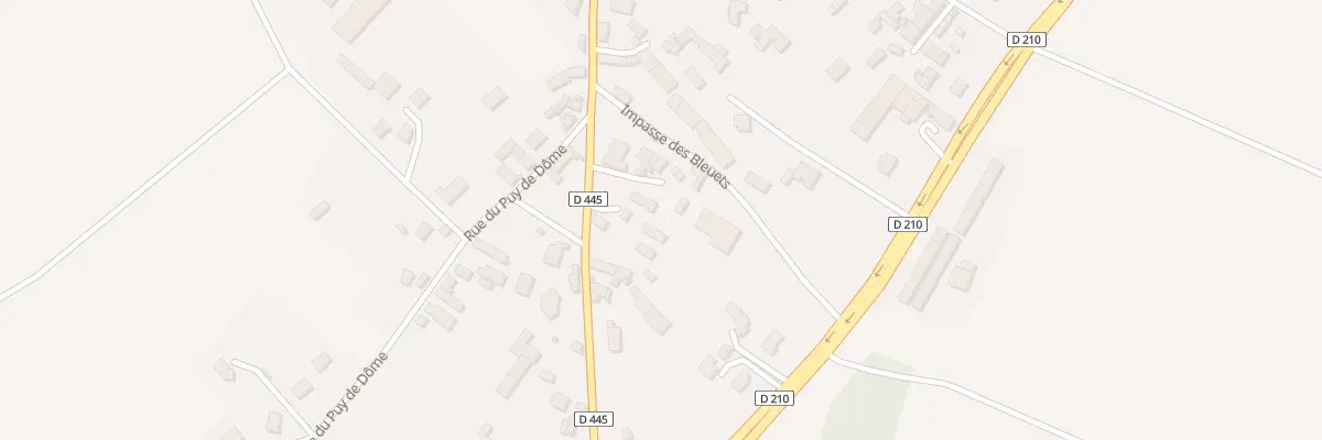 Plan du 1 Imp des Mimosas à Thuret