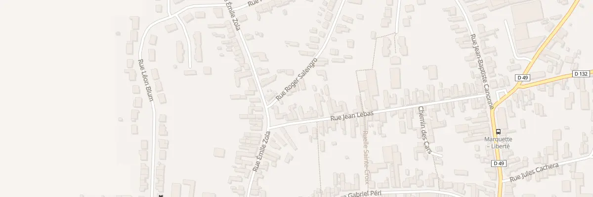 Plan du 41 Rue Jean Lebas à Marquette-en-Ostrevant