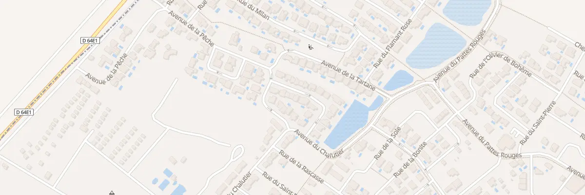 Plan du 8 Rue du Chaland à Sérignan