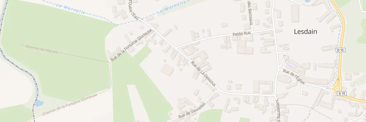 Plan du 9 Rue de la Dessous à Lesdain