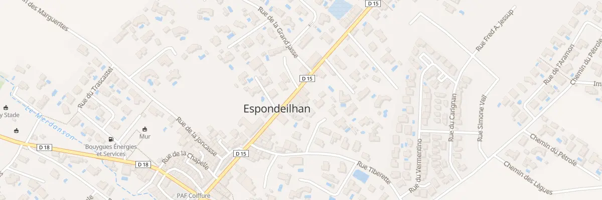 Plan du 232 Av de la Tuilerie à Espondeilhan