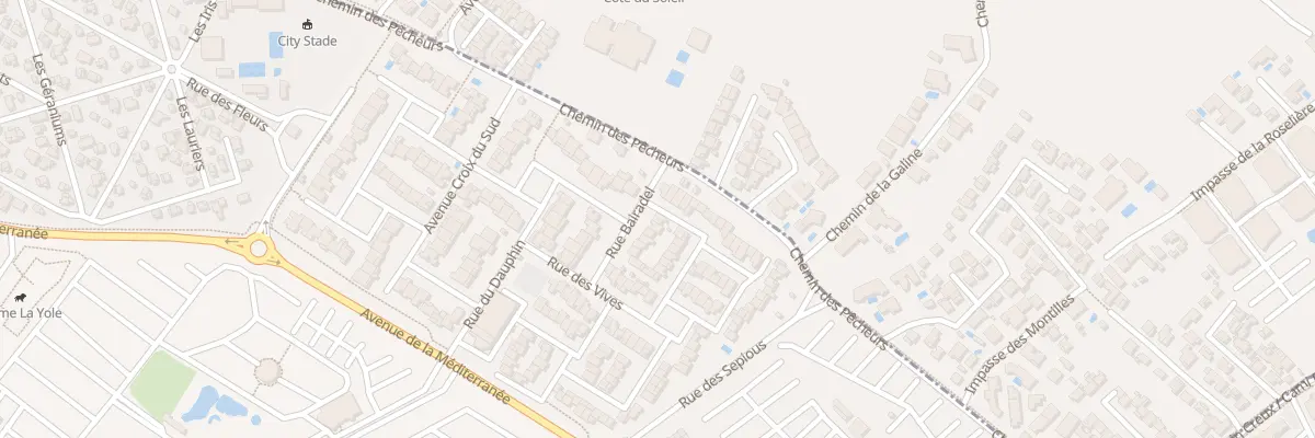 Plan du 173 Rue Bairadel Vendres Plage à Vendres