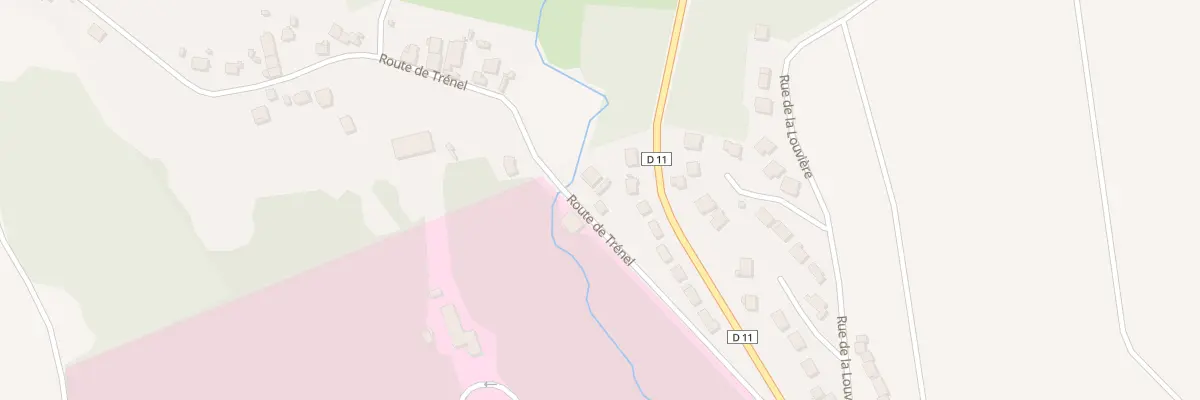 Plan du 2B Rte de Trénel à Villiers-Saint-Denis