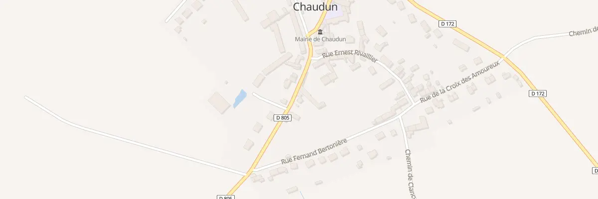 Plan du 7 Rue Lucien Liénart à Chaudun