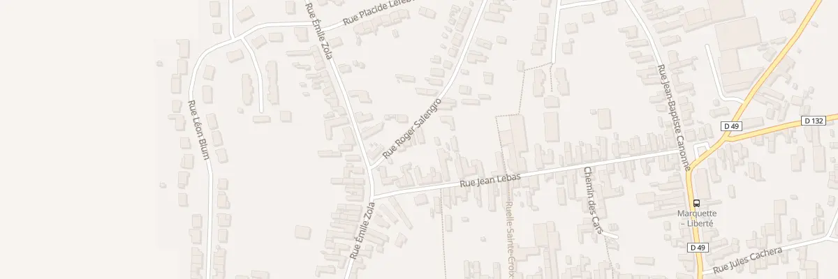 Plan du 1 Rue Roger Salengro à Marquette-en-Ostrevant