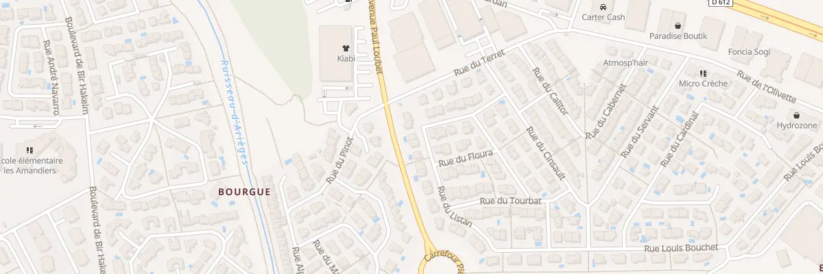 Plan du 20 Rue du Listan à Béziers