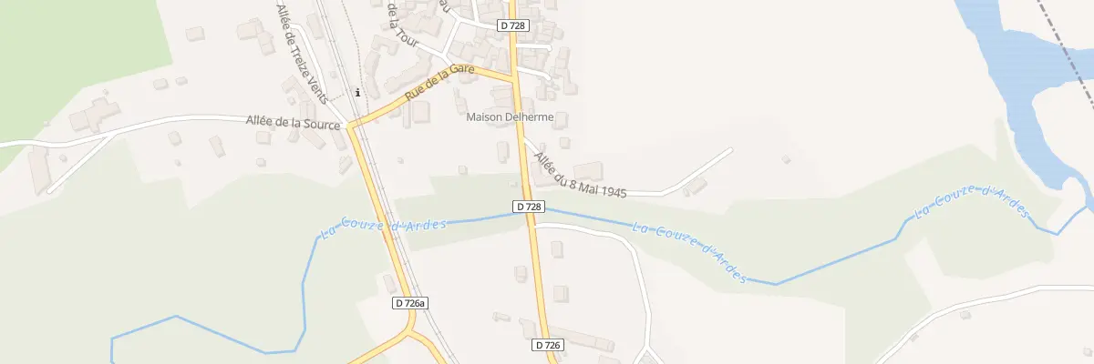Plan du 7 Rte du Saut du Loup au Breuil-sur-Couze