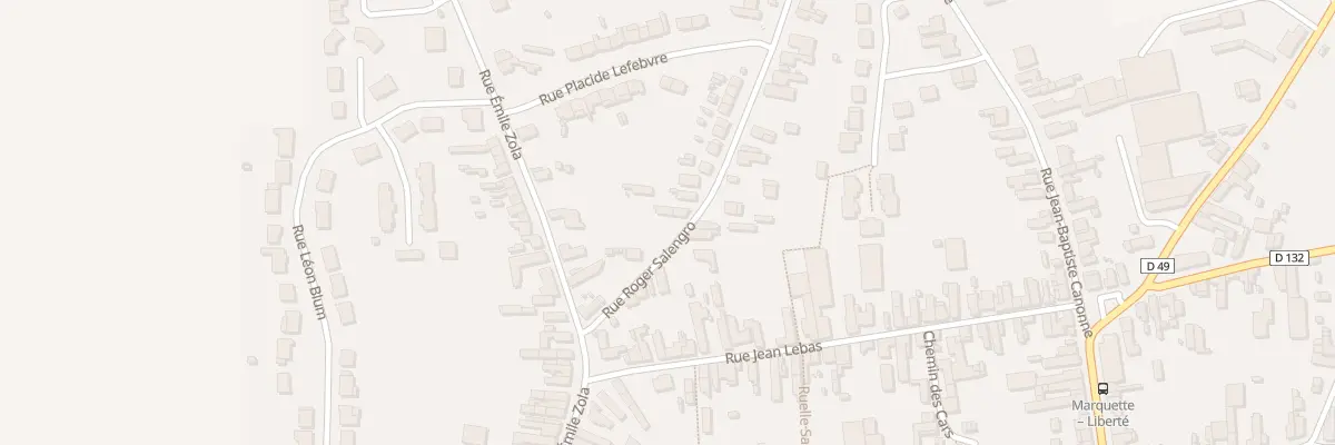 Plan du 6 Rue Roger Salengro à Marquette-en-Ostrevant