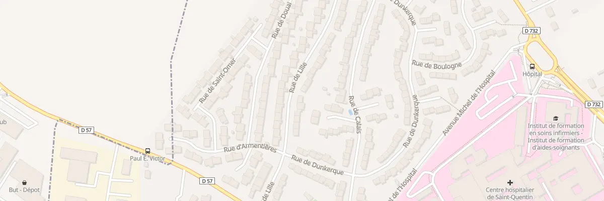 Plan du 51 Rue de Lille à Saint-Quentin