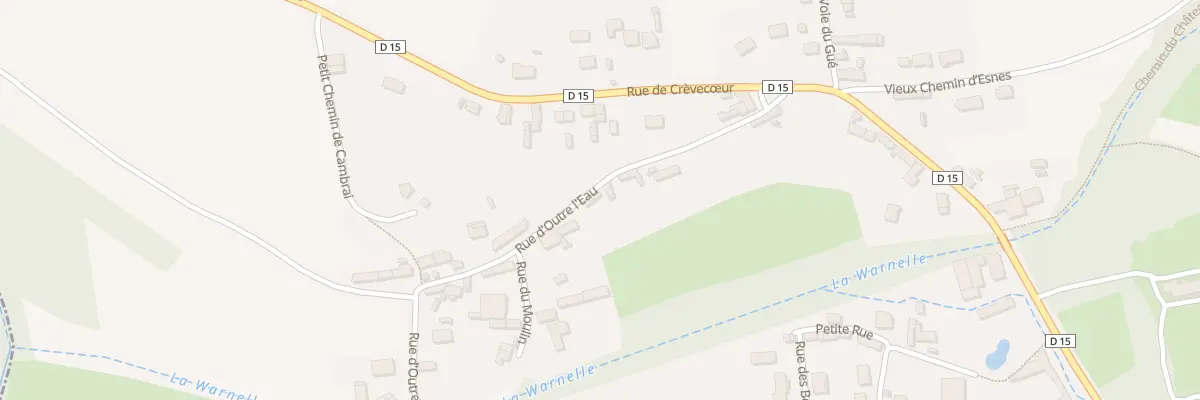 Plan du 7 Rue d’Outre l’Eau à Lesdain