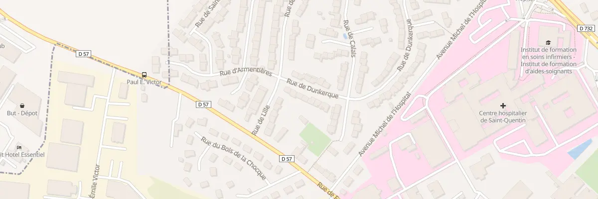 Plan du 117 Rue de Dunkerque à Saint-Quentin