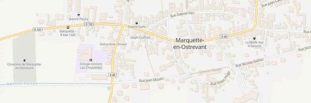 Plan du 40 Rue Pasteur à Marquette-en-Ostrevant