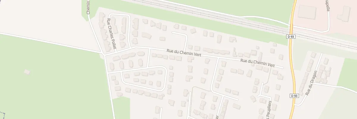 Plan du 269 Rue du Clos du Chemin Vert à Wannehain