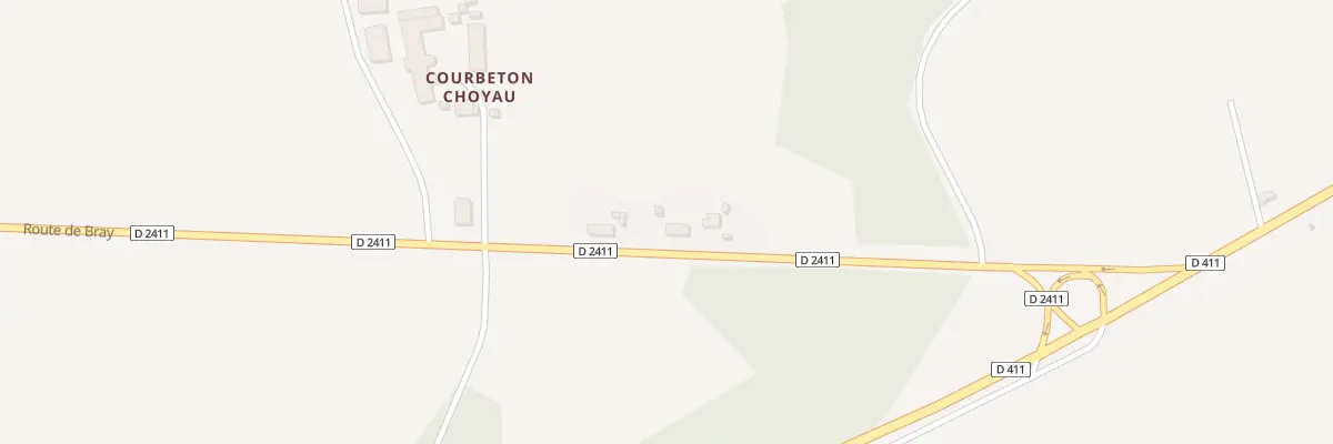 Plan du 14B Rte de Bray à Jaulnes