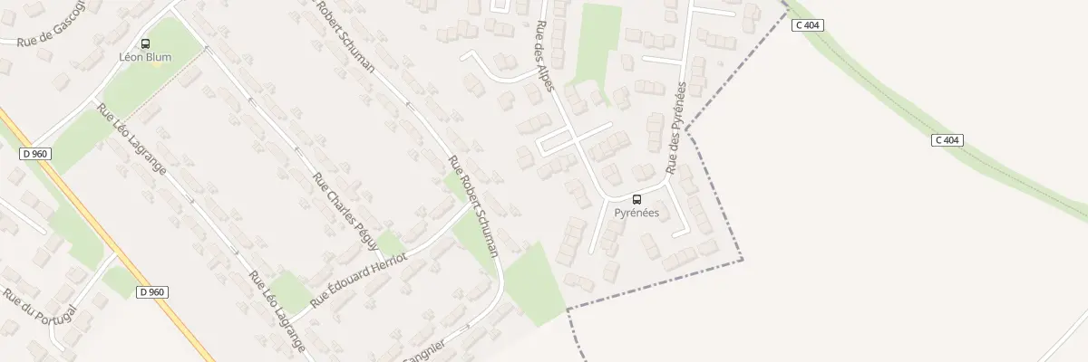Plan du 22 Rue des Alpes à Cambrai