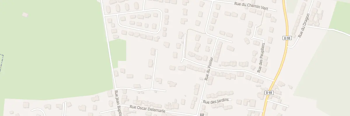 Plan du 15 Rue des Eglantiers à Wannehain