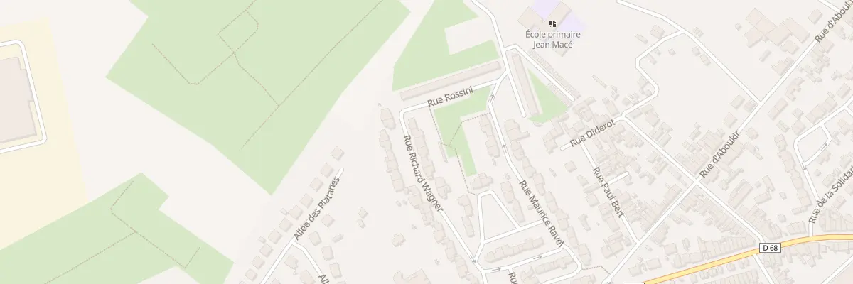 Plan du 12 Rue Richard Wagner à Saint-Quentin