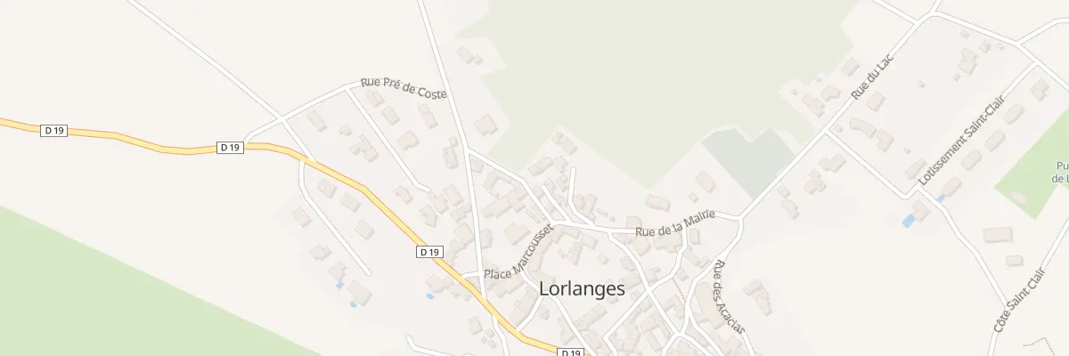 Plan du 1 Imp des Fauvettes à Lorlanges