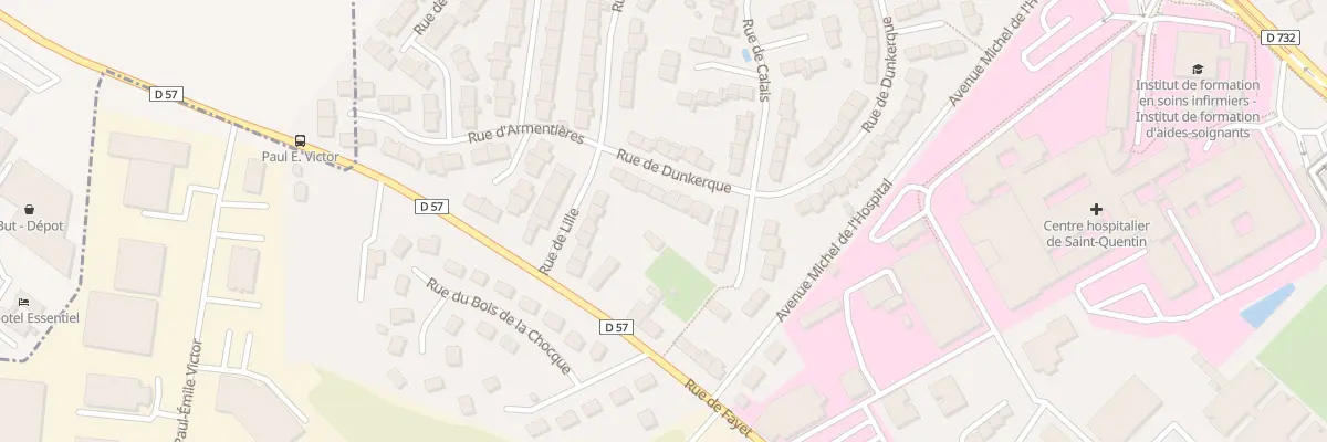 Plan du 113 Rue de Dunkerque à Saint-Quentin