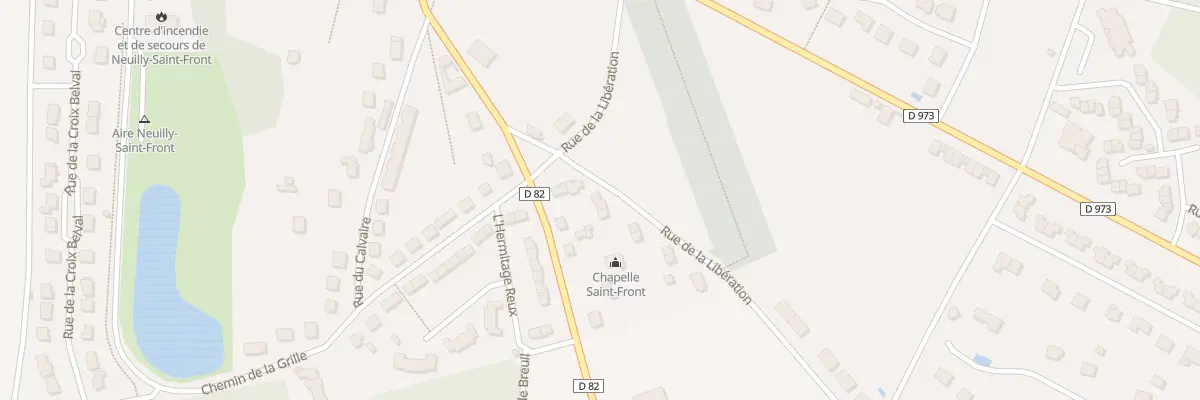 Plan du 8 Rue de la Libération à Neuilly-Saint-Front