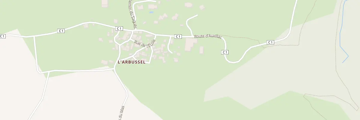 Plan du 5161 L’Arbussel aux Salelles
