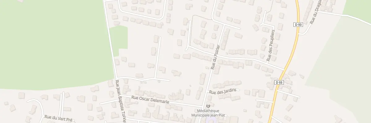 Plan du 11 Rue des Eglantiers à Wannehain