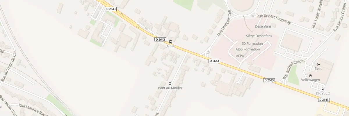 Plan du 1396 Av du Cateau à Cambrai