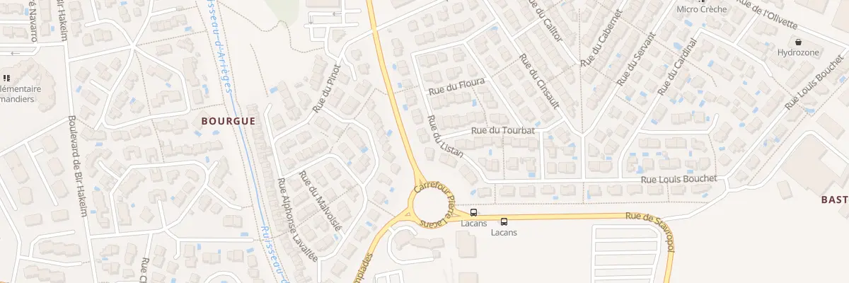 Plan du 36 Rue du Listan à Béziers