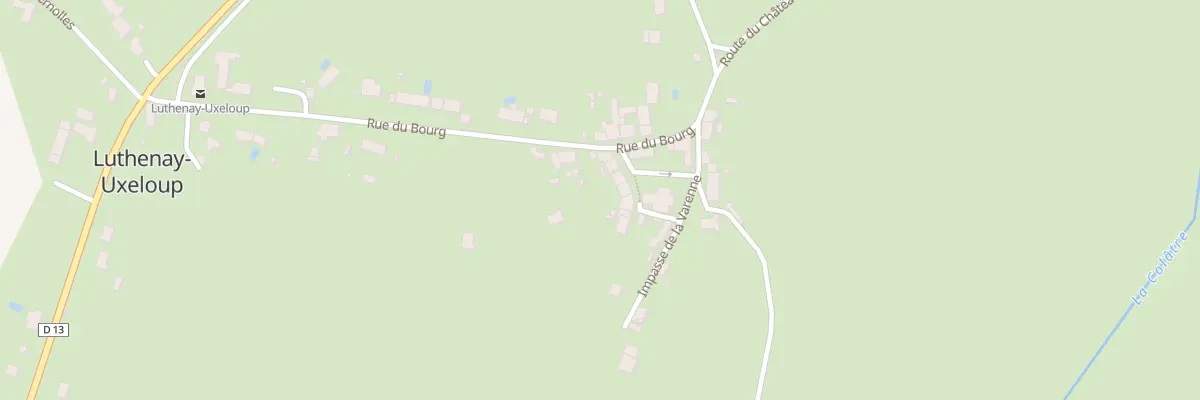 Plan du 30 Le Bourg à Luthenay-Uxeloup