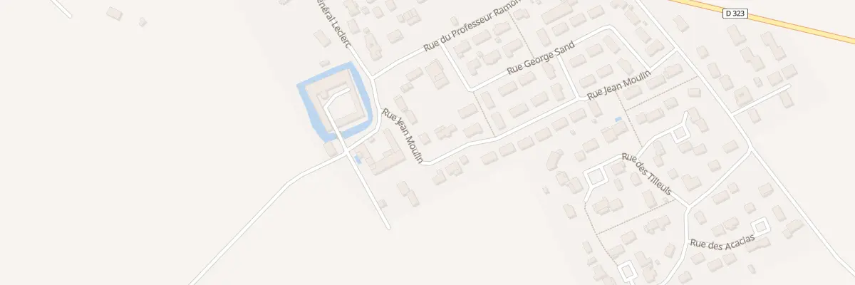 Plan du 6 Rue Jean Moulin à Cuy