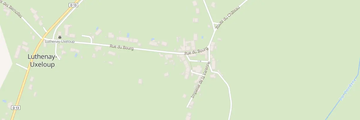 Plan du 14 Pl de l’Eglise à Luthenay-Uxeloup