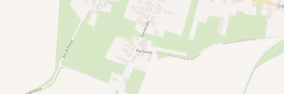 Plan du 25 Rue des Juifs à Aubencheul-aux-Bois