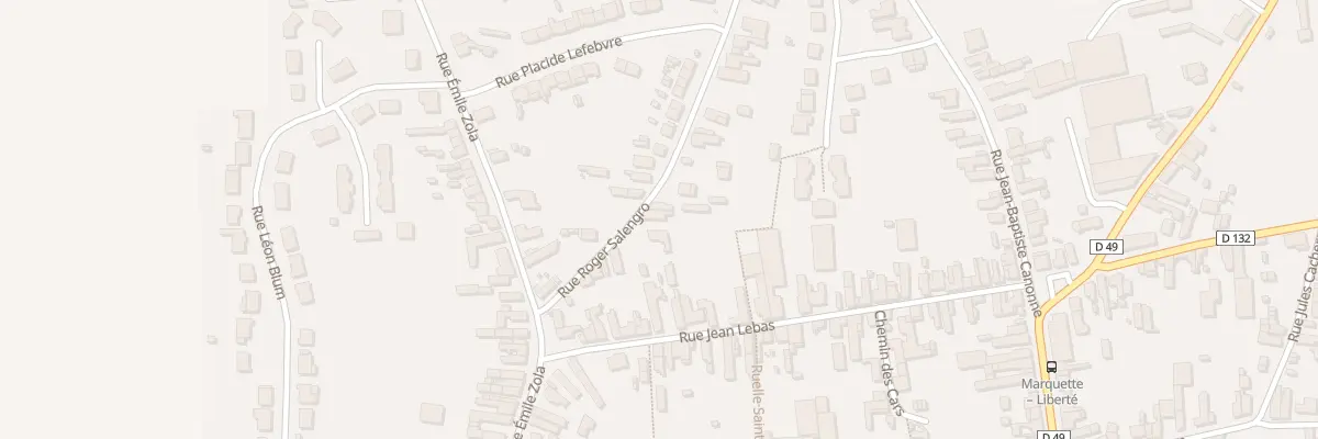 Plan du 5 Rue Roger Salengro à Marquette-en-Ostrevant