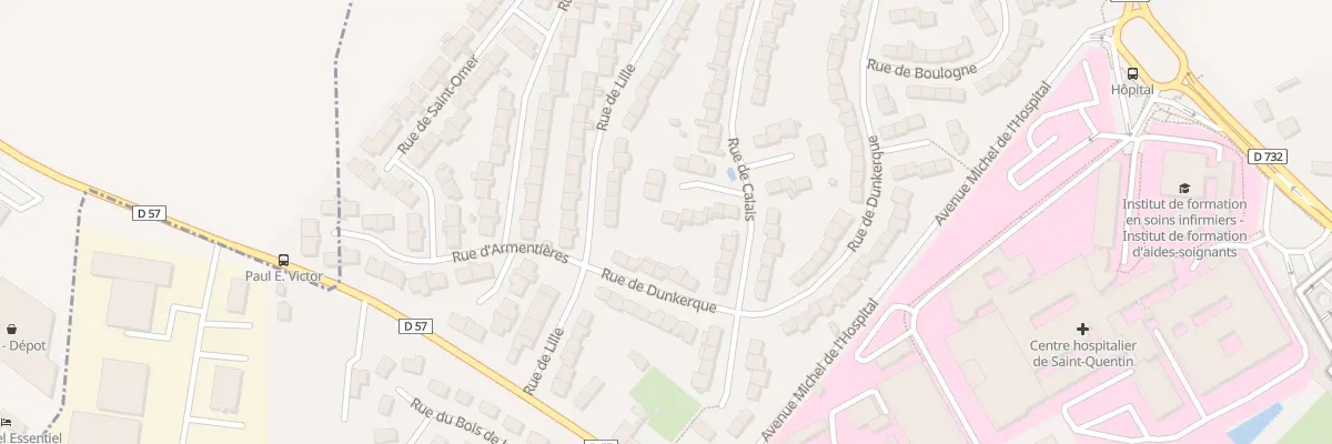 Plan du 42 Rue de Calais à Saint-Quentin