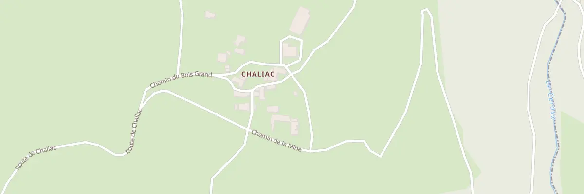 Plan du 5026A Chaliac à La Chapelle-Laurent