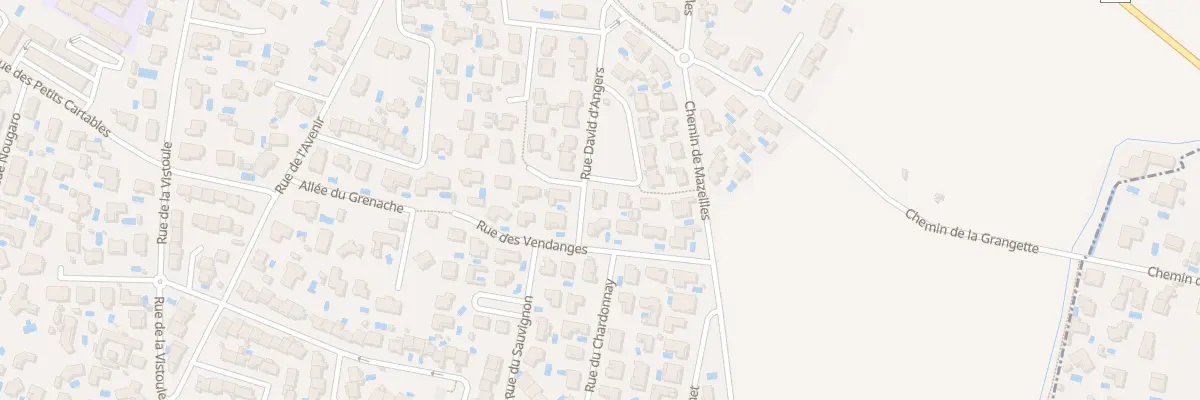 Plan du 15 Rue David d’Angers à Sauvian