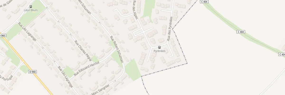 Plan du 30 Rue des Alpes à Cambrai