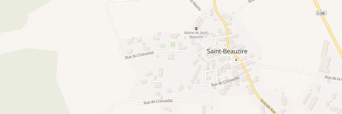 Plan du 11 Rue du Chavanial à Saint-Beauzire