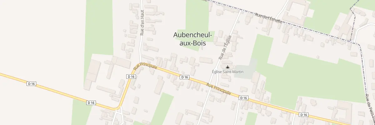 Plan du 19 Rue Principale à Aubencheul-aux-Bois
