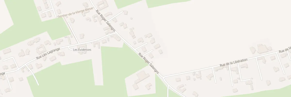 Plan du 523 Rue Roger Salengro à Bachy